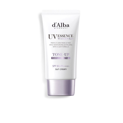 D'ALBA UV Essence Waterfull Tone-up PURPLE Sun Cream 50mL SPF50+ PA++++
