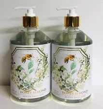2-Pack Home & Body Co. ~ Honey Almond Gentle Hand Soap 21.5 fl oz Each