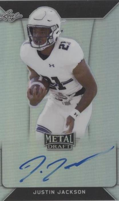 2018 Leaf Metal Draft Justin Jackson #BA-JJ1 - 1 of 2