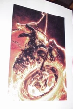 Ghost Rider Poster #18 Wheels of Hellfire Clayton Crain MCU Movie Midnight Sons