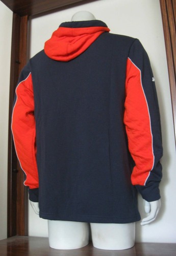 M Men Stitches Detroit Tigers MLB Hoodie Hooded Sweatshirt Blue Orange new NWT - Picture 7 of 12