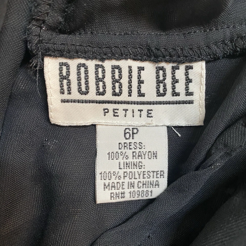 Vtg Y2K Velvet Burnout Dress Floral Sz 6P Overlay Sheer ***No Lining*** Fairy - Image 4 of 4