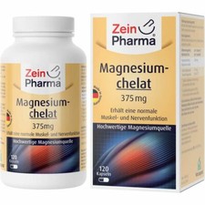CAPSULES DE CHÉLAT DE MAGNÉSIUM Hautement Bio Disponible 120 St PZN10782162