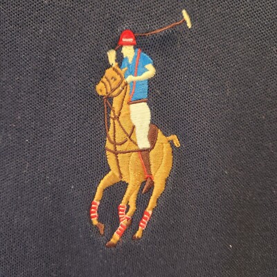 Polo Ralph Lauren Kids Big Horse Navy Shirt Size S | eBay