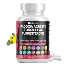 Fadogia Agrestis, Turkesterone & Horny Goat Weed，support energy,30/60/120ct