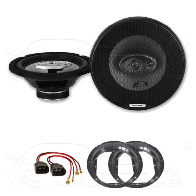ALPINE LAUTSPRECHER für VW NEW BEETLE Cabrio 9C 1997-2010 Front Vorn 280W #AKRV