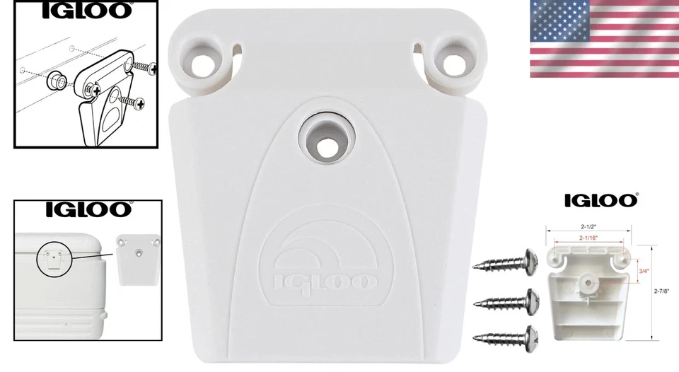 Elegante cierre de pestillo de plástico universal con protección UV - Ideal para acampar Foto 2 de 4