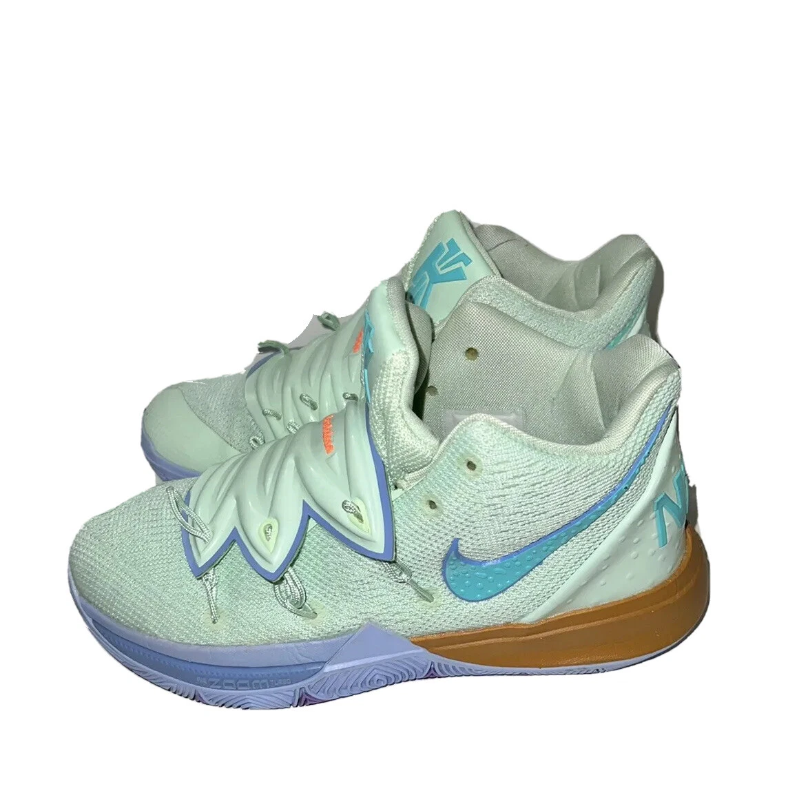 Nike Kyrie 5 x SpongeBob SquarePants Squidward 2019 Size US 5 Used, No Laces