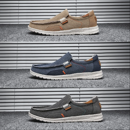 EGMPDA Men's Slip-On Loafers Boat Shoes Non-Slip - Foto 5