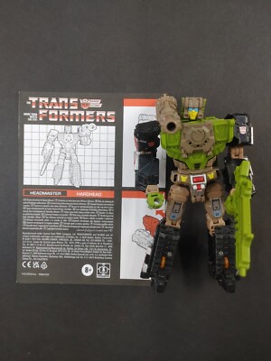 TRANSFORMERS WALMART RETRO HEADMASTER HARDHEAD & DUROS COMPLETE   TB2