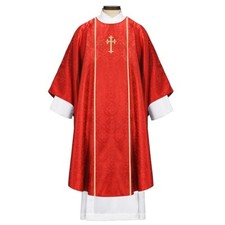 Chasuble Marseille Jacquard Red Clergy New