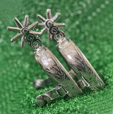 Mexican Charro Spurs Espuelas Economica Charreria Montura Lienzo