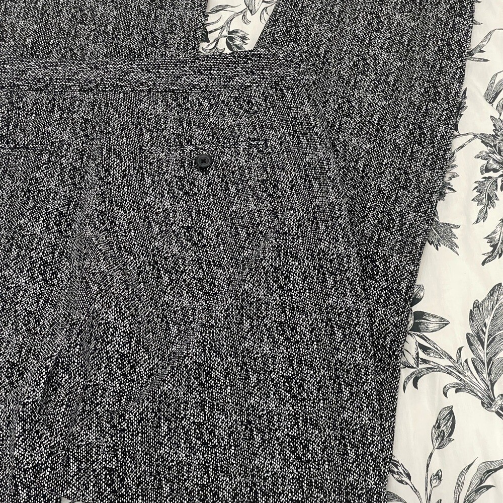 Express 4L Black/White Patterned Pants - image 2