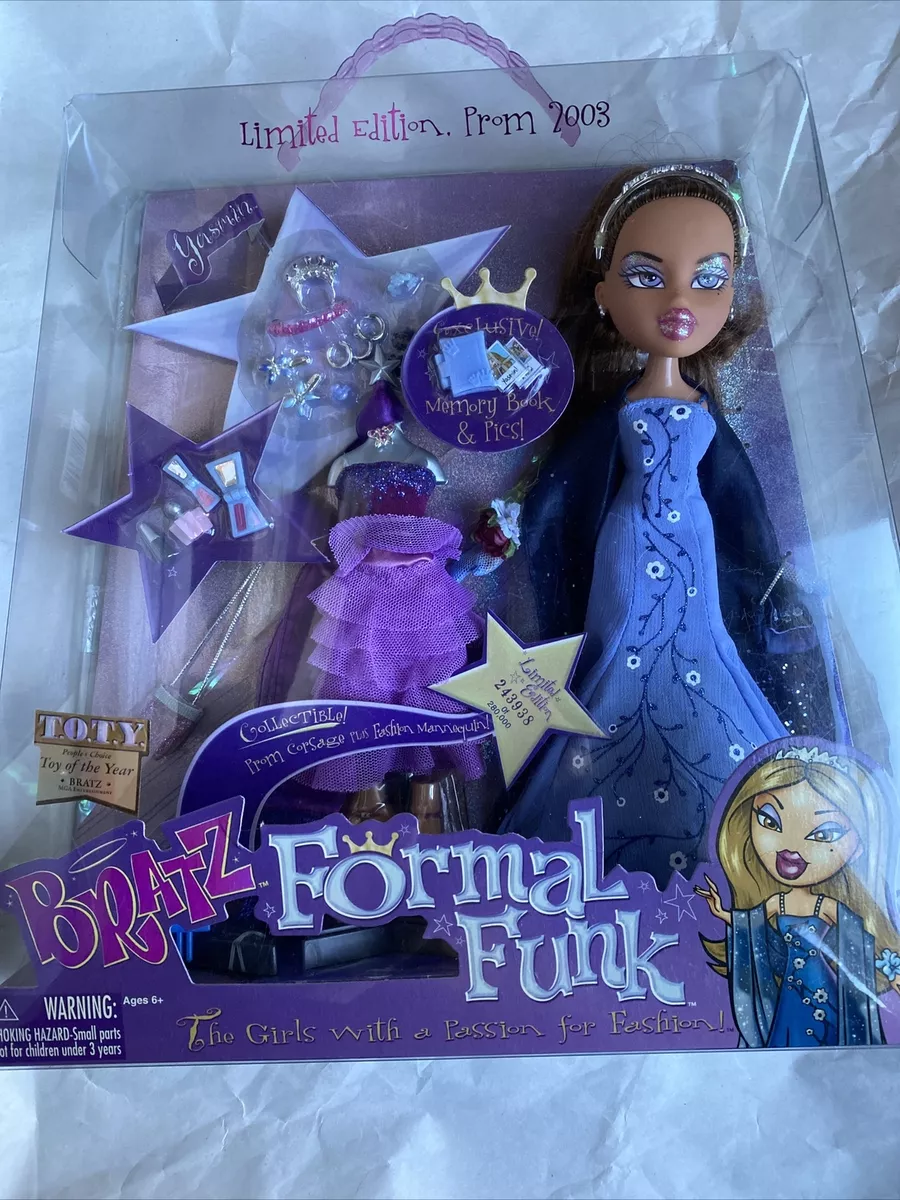 MGA BRATZ Formal Funk Girls Prom 2003 Limited Edition YASMIN FASHION DOLL NRFB