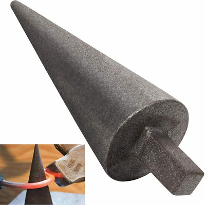 Blacksmith Anvil Mandrel Metal Forming Cone 1'' Hardy Tool Forge Vise 1018 Steel