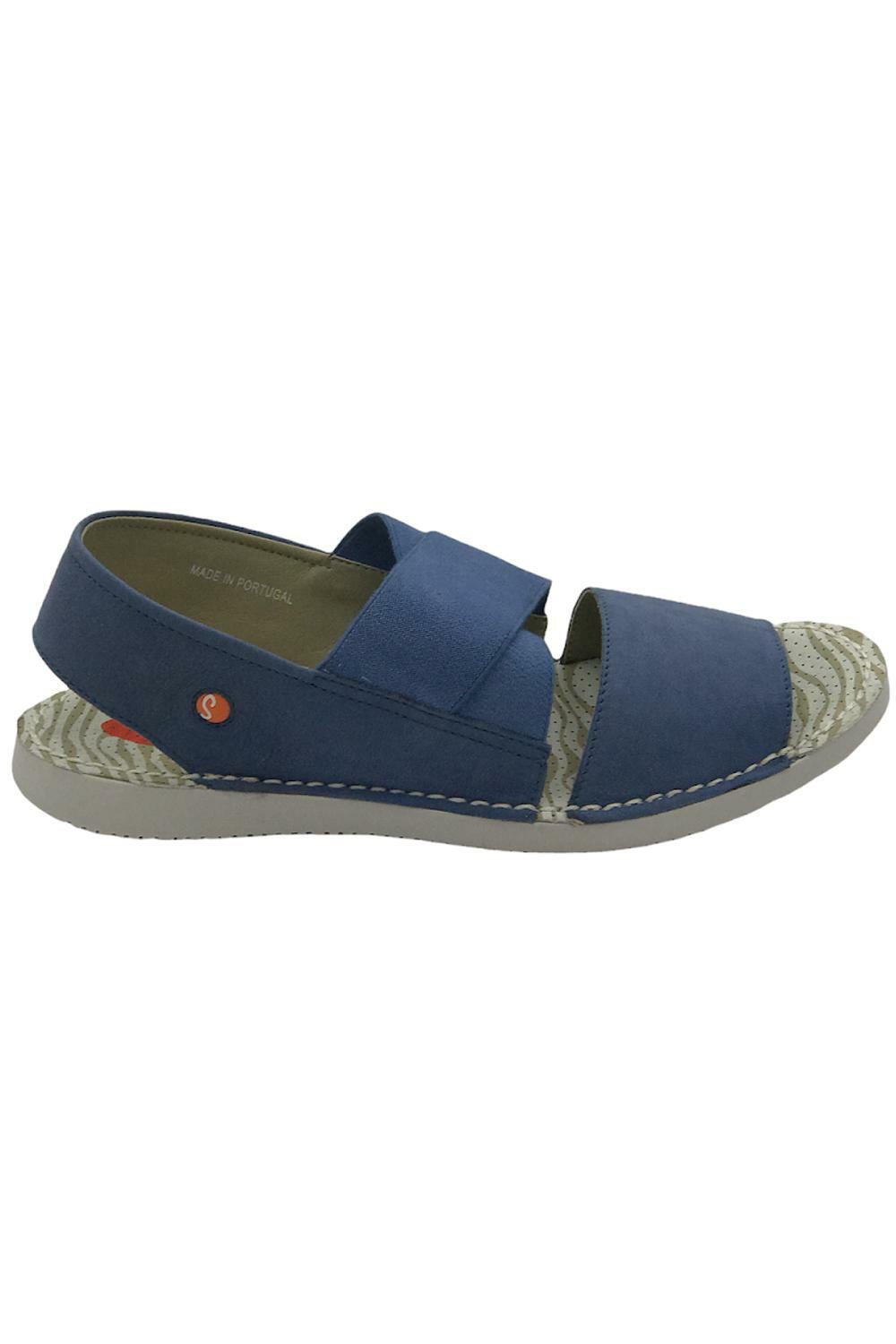 Softinos by FLY London Cross-band Sandals Tin Blue 8390₽