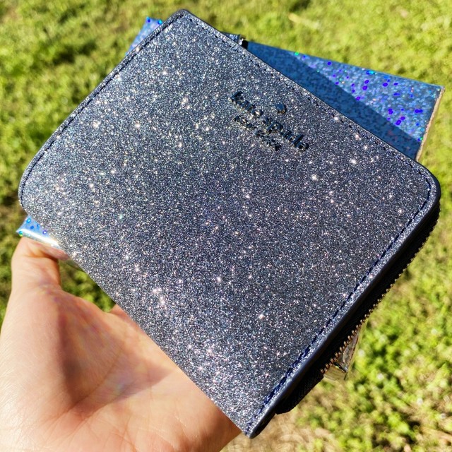 kate spade lola glitter wallet