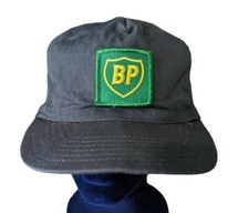 Vintage USA MADE BP Oil Gas Petroleum Patch Trucker Hat Snapback Cap
