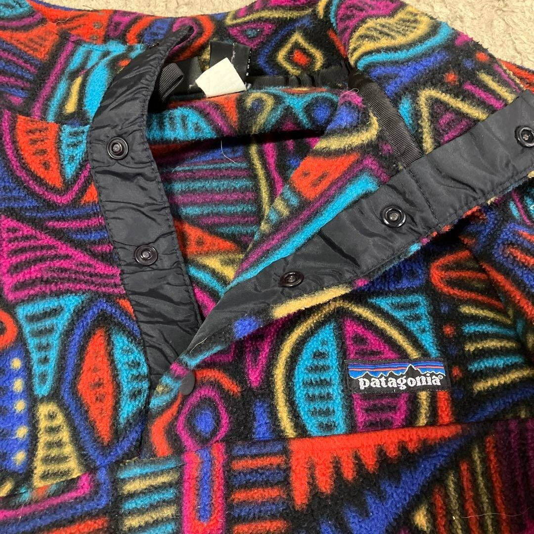 Patagonia Snap T Fleece Pullover Synchilla 90s Aztec Aborigine