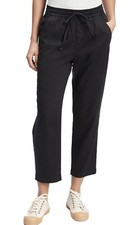 GAP Women s Easy Pant - Mid Rise Elastic Waist Ankle Length - Black Size XXL