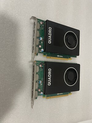 Lot of 2 Nvidia Quadro M2000 4 GB GDDR5 PCI-E x16 Desktop Video Card