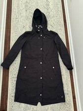 British Joules Taunton Uk 10 Us 6 Black Right As Rain Coat Jacket New Nwt