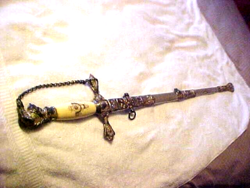 FABULOUS Antique "MASONIC LODGE" KIGHTS TEMPLAR SWORD Circa Early 1900s ERIE, Pa - Picture 1 of 22
