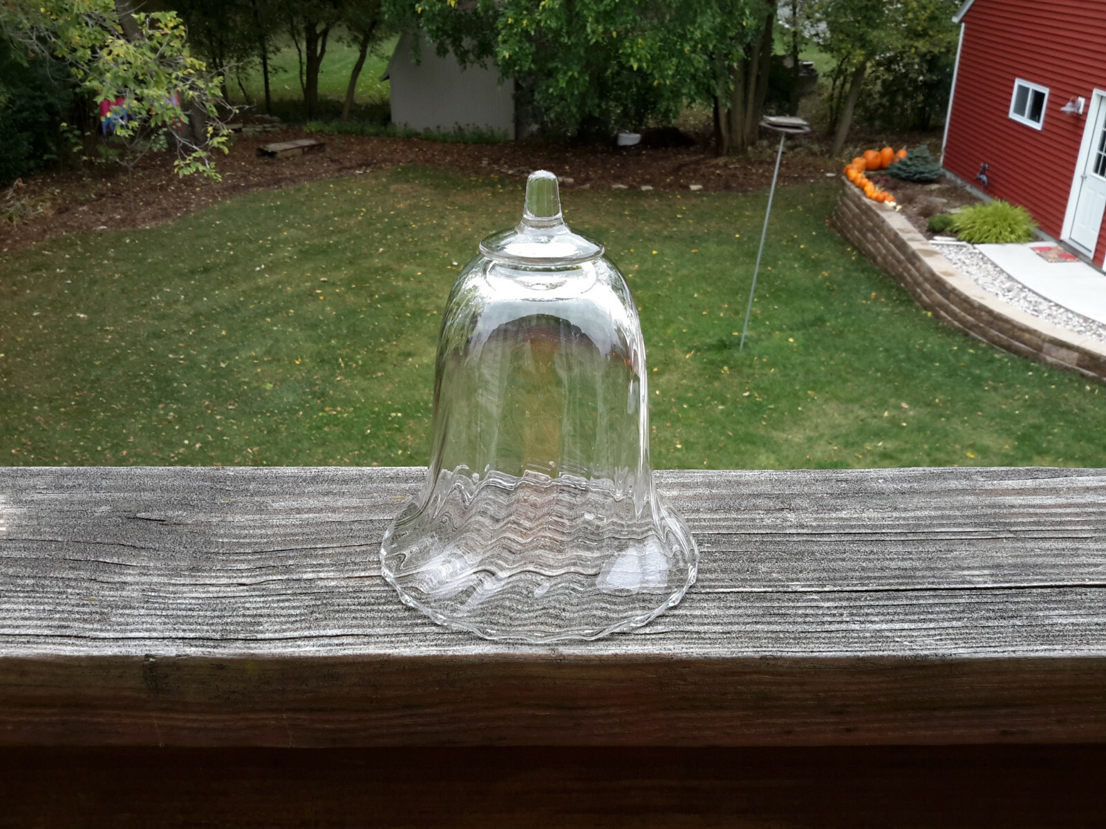 Partylite P0486G Soliloquy REPLACEMENT Glass Hanging Candle Holder with PEG