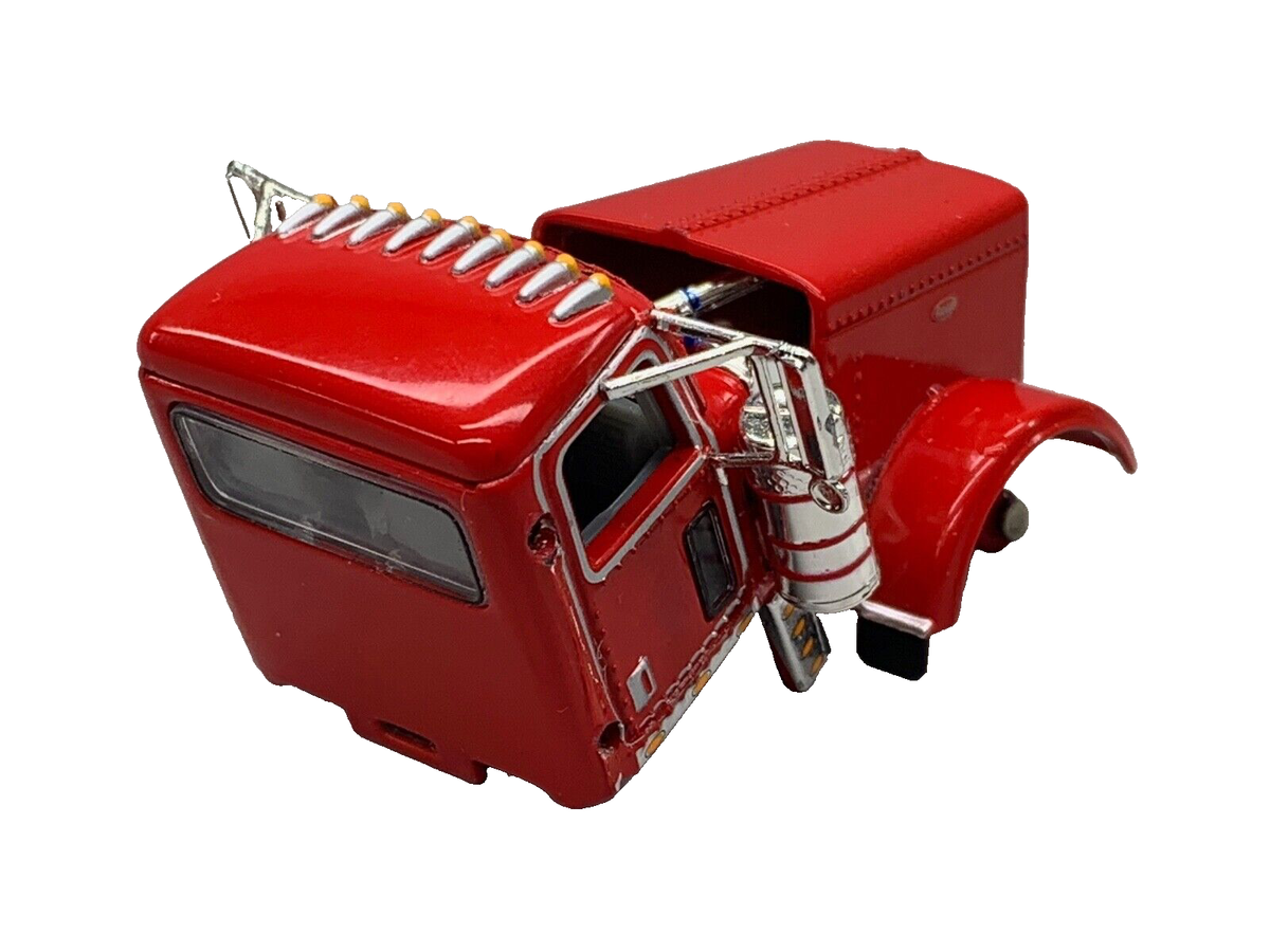 DCP 1/64 SCALE 389 PETERBILT DAY CAB, PINK & CHROME, PRIDE & CLASS HOOD & GRILL - Foto 3