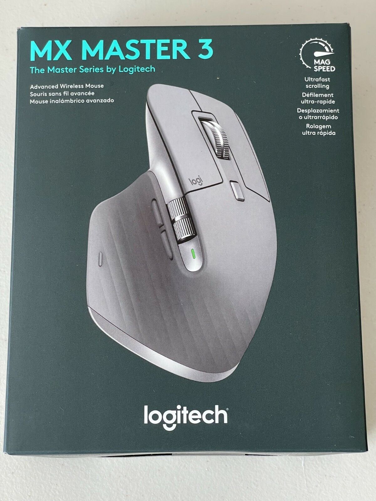 Logitech MX Master 3 Advanced Wireless Mouse W/ High-Precision Sensor Space  Grey 97855151568