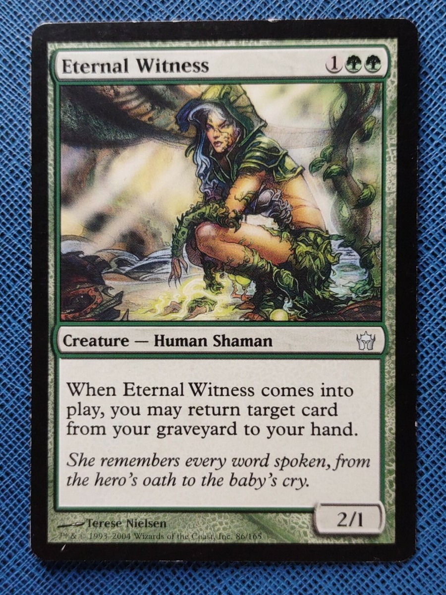 MTG 1x Eternal Witness MP Fifth Dawn Magic | eBay