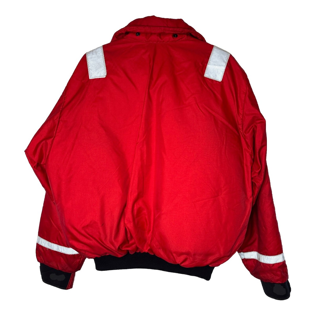 Mustang Survival Flotation Jacket Adult XL Orange Full Zip Type 3