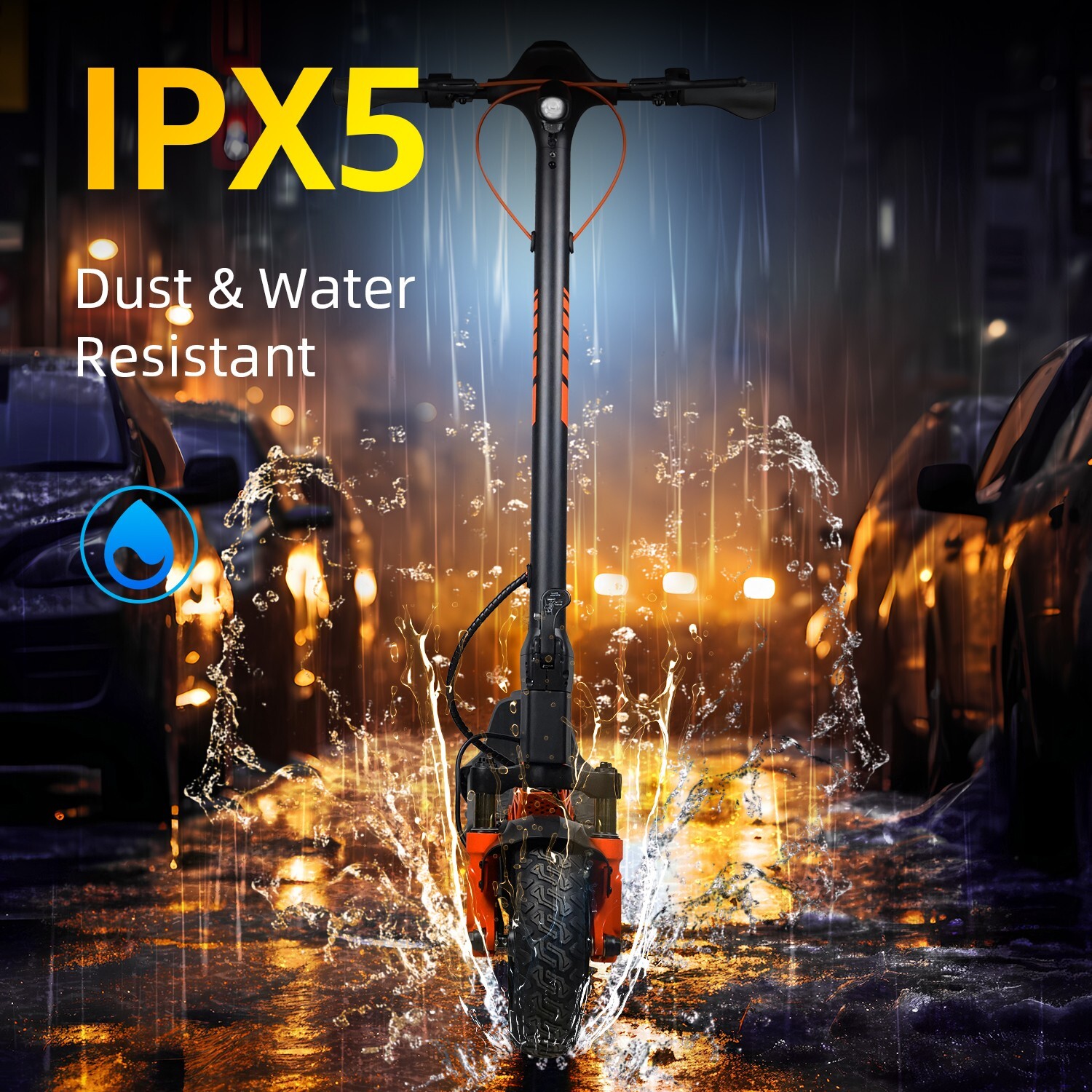 2400W Foldable Electric Scooter Adults 80KM Range Max speed 50KM/H