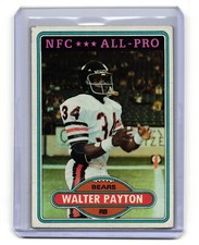 1980 Topps Football Card Walter Payton Chicago Bears HOF #160