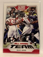 #5 Julio Jones All Hands Team Atlanta Falcons 2018 Score Football Card