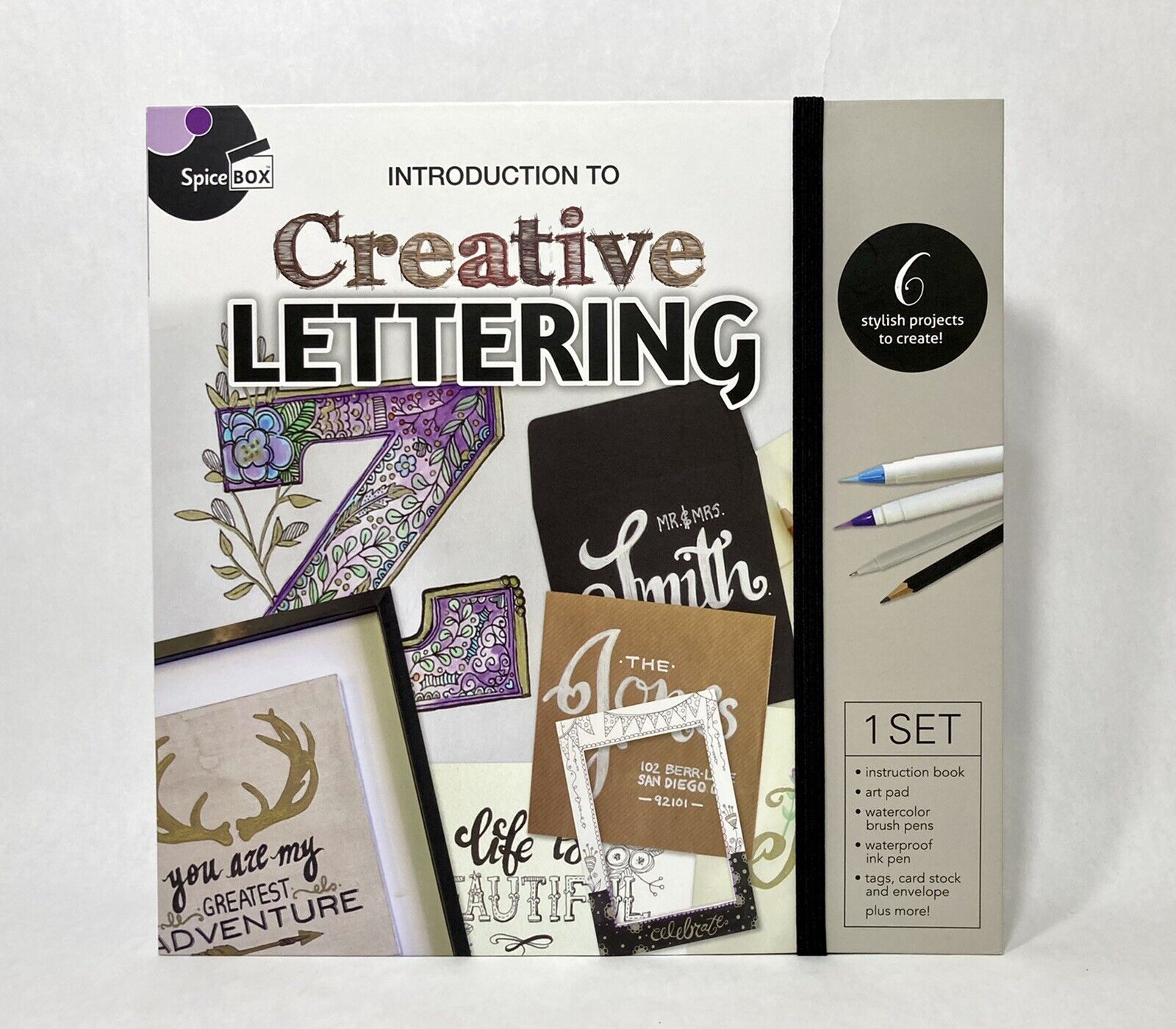 BRAND NEW Introduction To Creative Lettering Kit by Spice Box