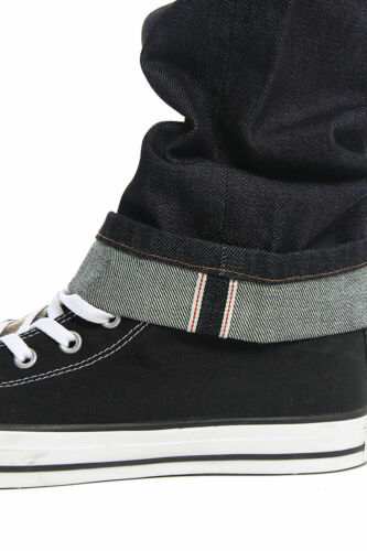 Men's Made in USA Straight Fit Denim Premium Selvedge Jeans Pants -M527SV-B1D7 - Picture 12 of 40
