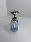 Vintage Blue Perfume Bottle Atomizer Glass With Decorative Top — photo 5