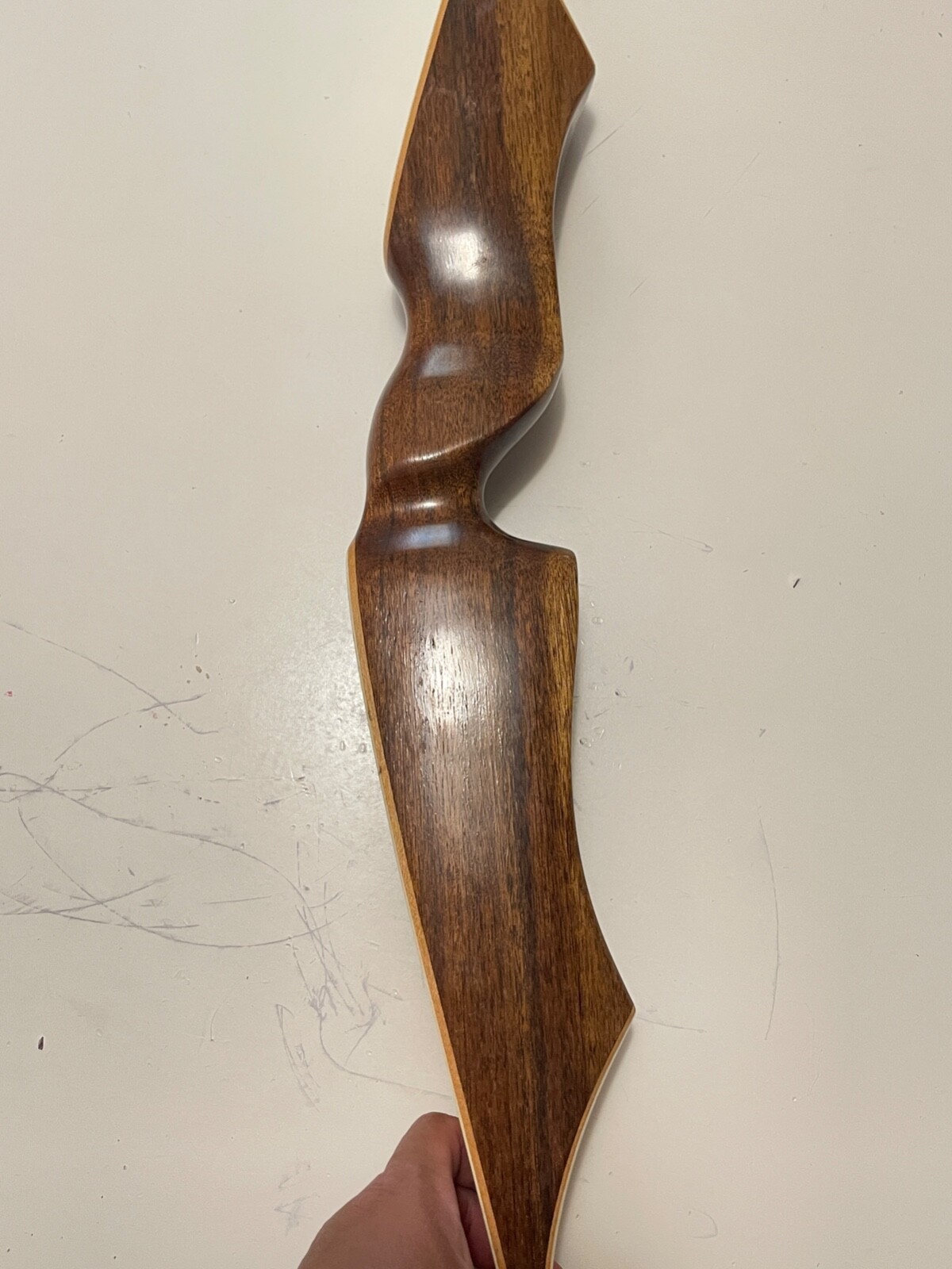 Rare Vintage Root Range Master Recurve Wood Bow 66" H8363 35- 28"