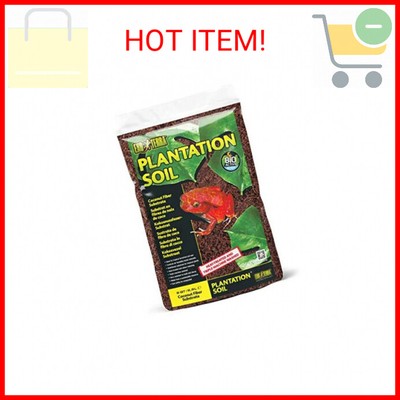 Exo Terra Plantation Soil, 7.2-Quart, Brown
