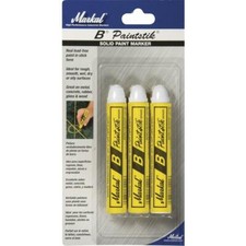 B Paintstik Paint Marker Crayon - 3 Pack WHIT...