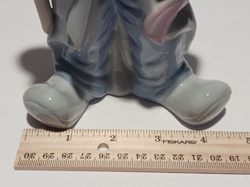 Vintage Porcelain HOBO CLOWN with Bunny Rabbit Figurine - Lladro Style ...