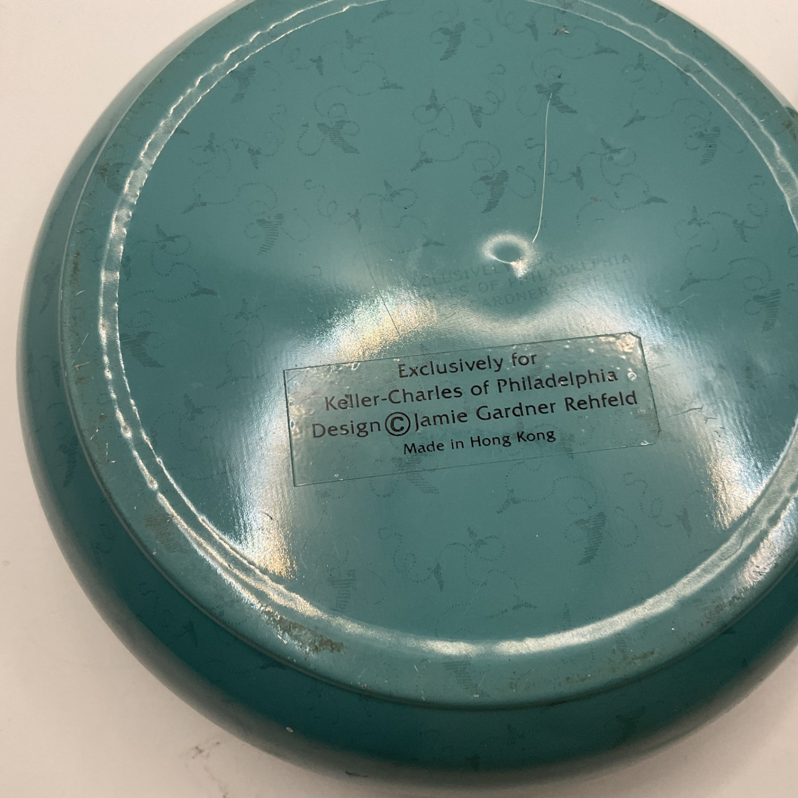 Keller Charles Bluebird Tin Jamie Gardner Rehfeld Design Floral Garden