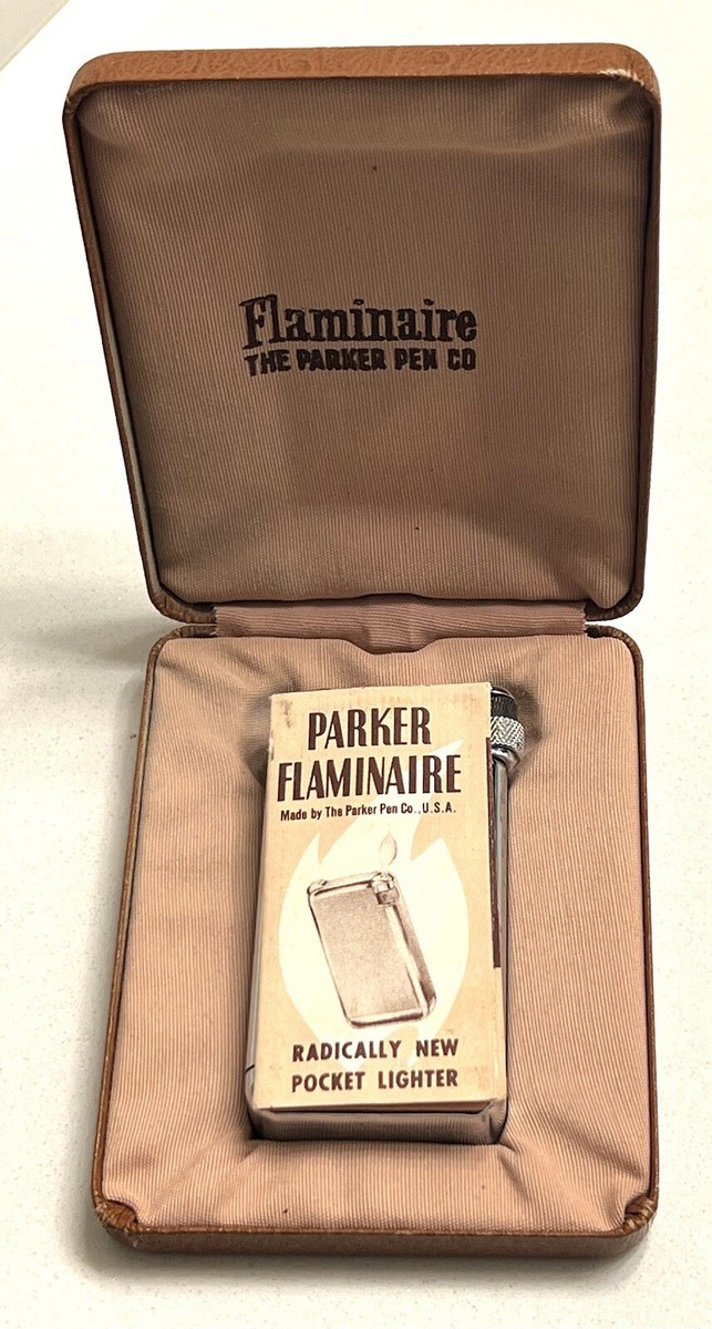 Vintage The Parker Pen Company Flaminaire Pocket Gas Lighter