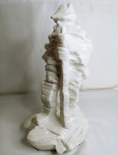 MURER AUGUSTO SCULTURA ALPINO CERAMICA FIRMATA 