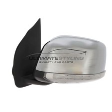 Wing Door Mirror Fits Nissan Navara D40 2008-2016 Electric Passenger Side Chrome