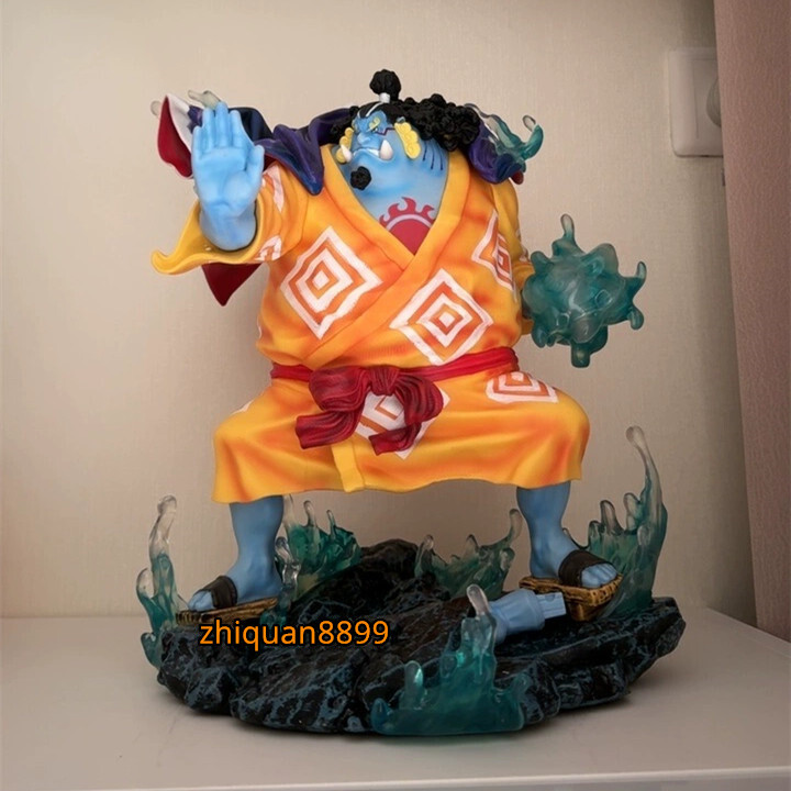 Anime OP Jinbe Karate Starting Posture Big Figure Statue Model