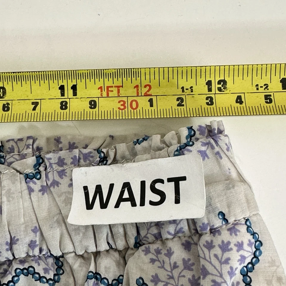 Maxi Falda Anna Sui x Uniqlo Mujer M (28-29 en Cintura) Púrpura Elástica Cintura Forrada Foto 4 de 4