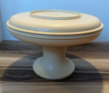 Vintage Tupperware 3 Piece Serve It All Pedestal Pie Cake Stand 1531 1532 1533