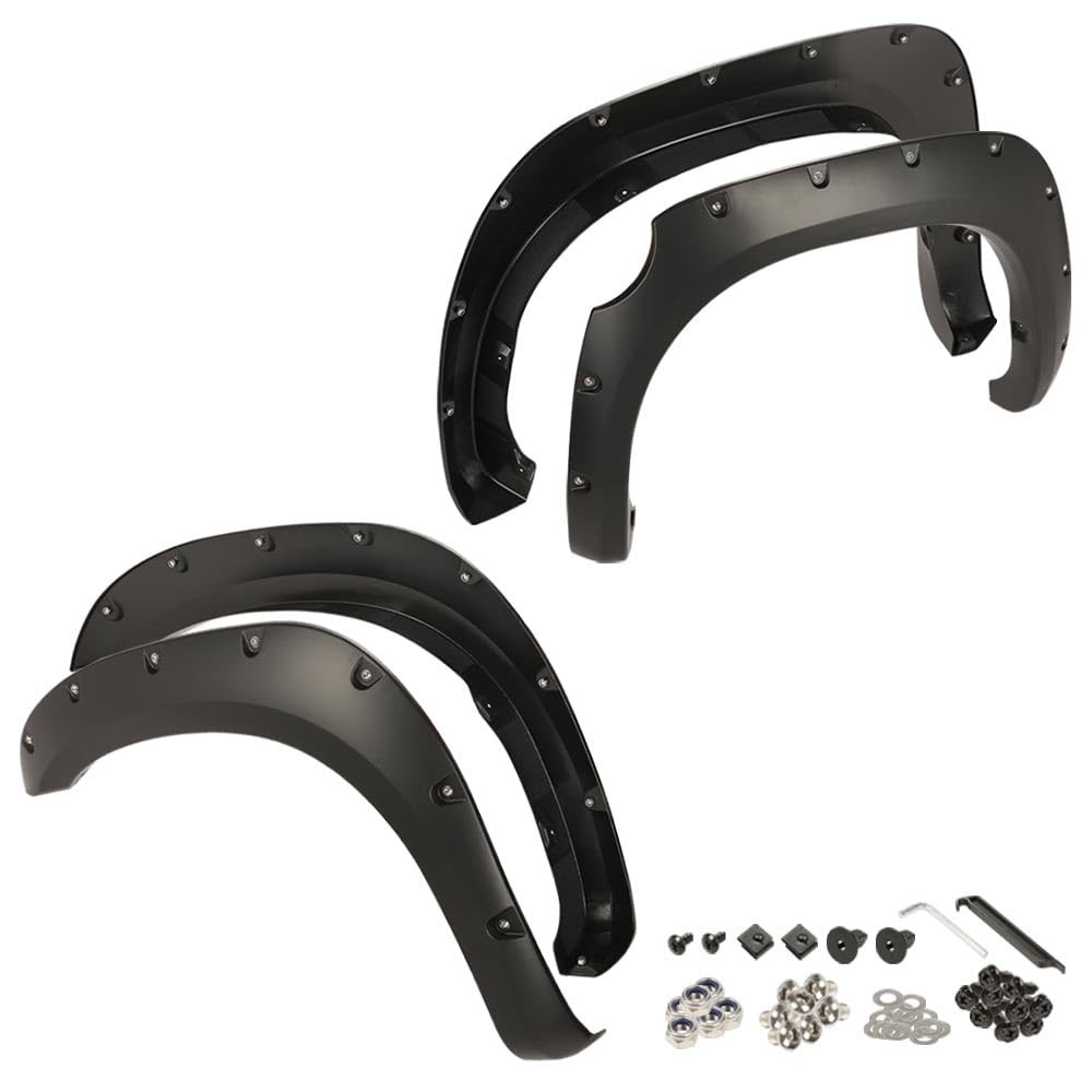 for Toyota Tundra 2007-2013 Pocket-Riveted Fender Flares 4PCS Smooth 5054781AB